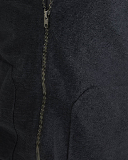 Ryan Cotton Blend Knit Zip Top