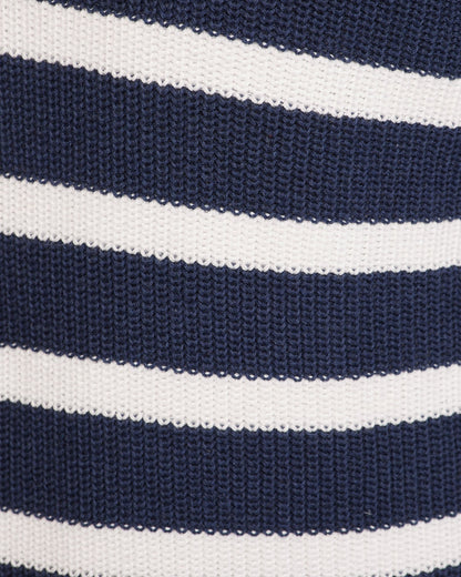 Jack Knitted Stripe Zip Up Sweater