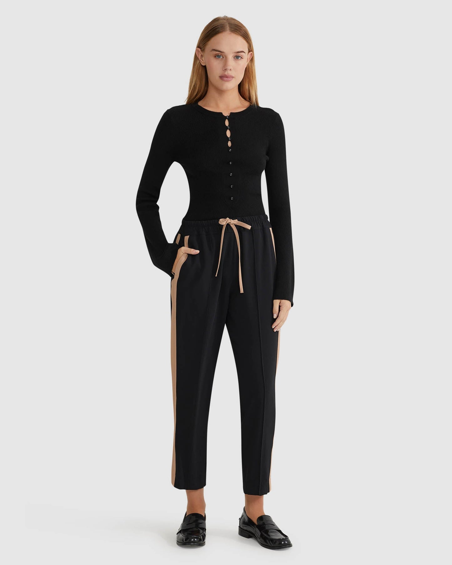 Elka Henley Knit Top