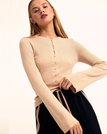 Elka Henley Knit Top