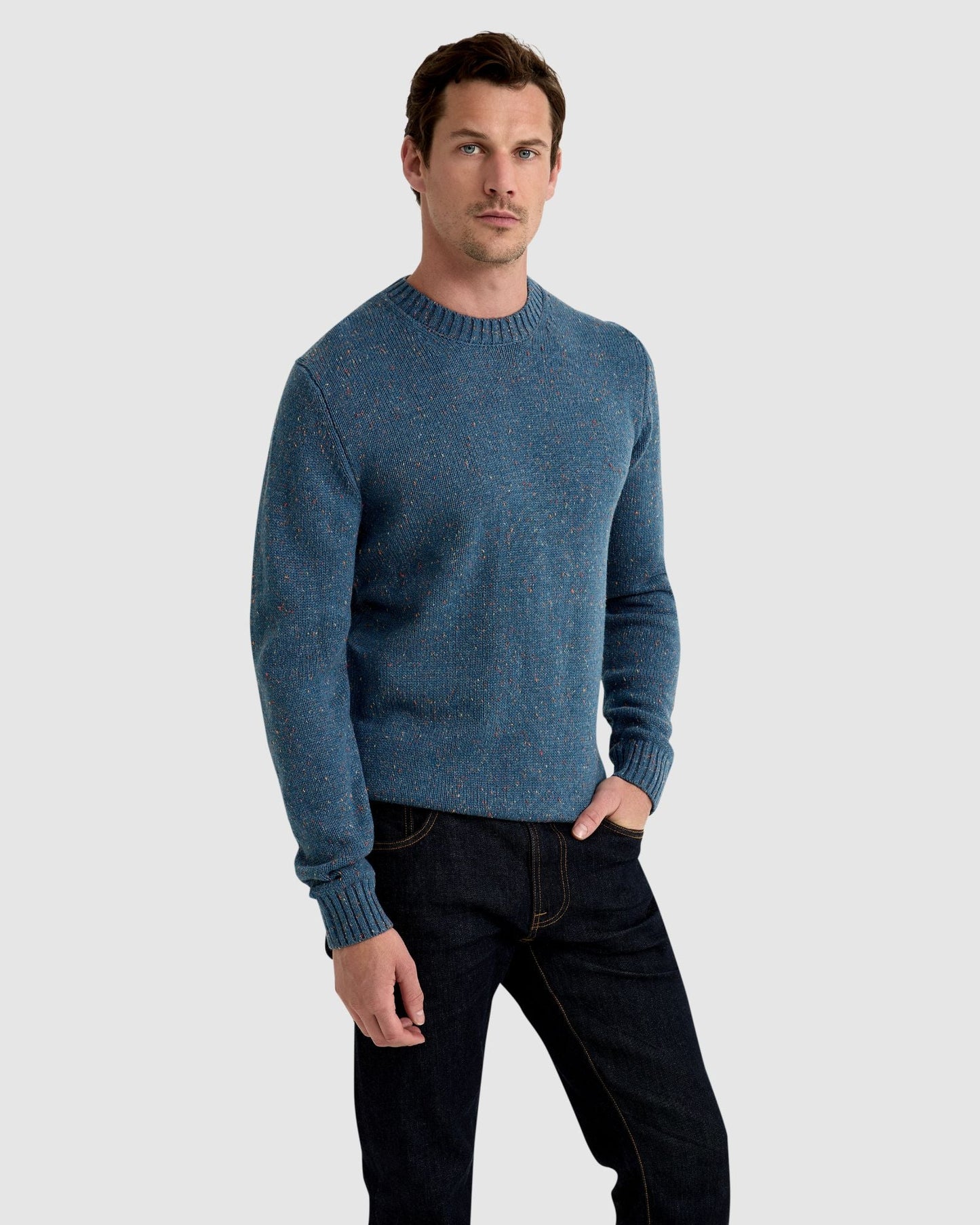 Bently Donegal Crew Neck Knit Top