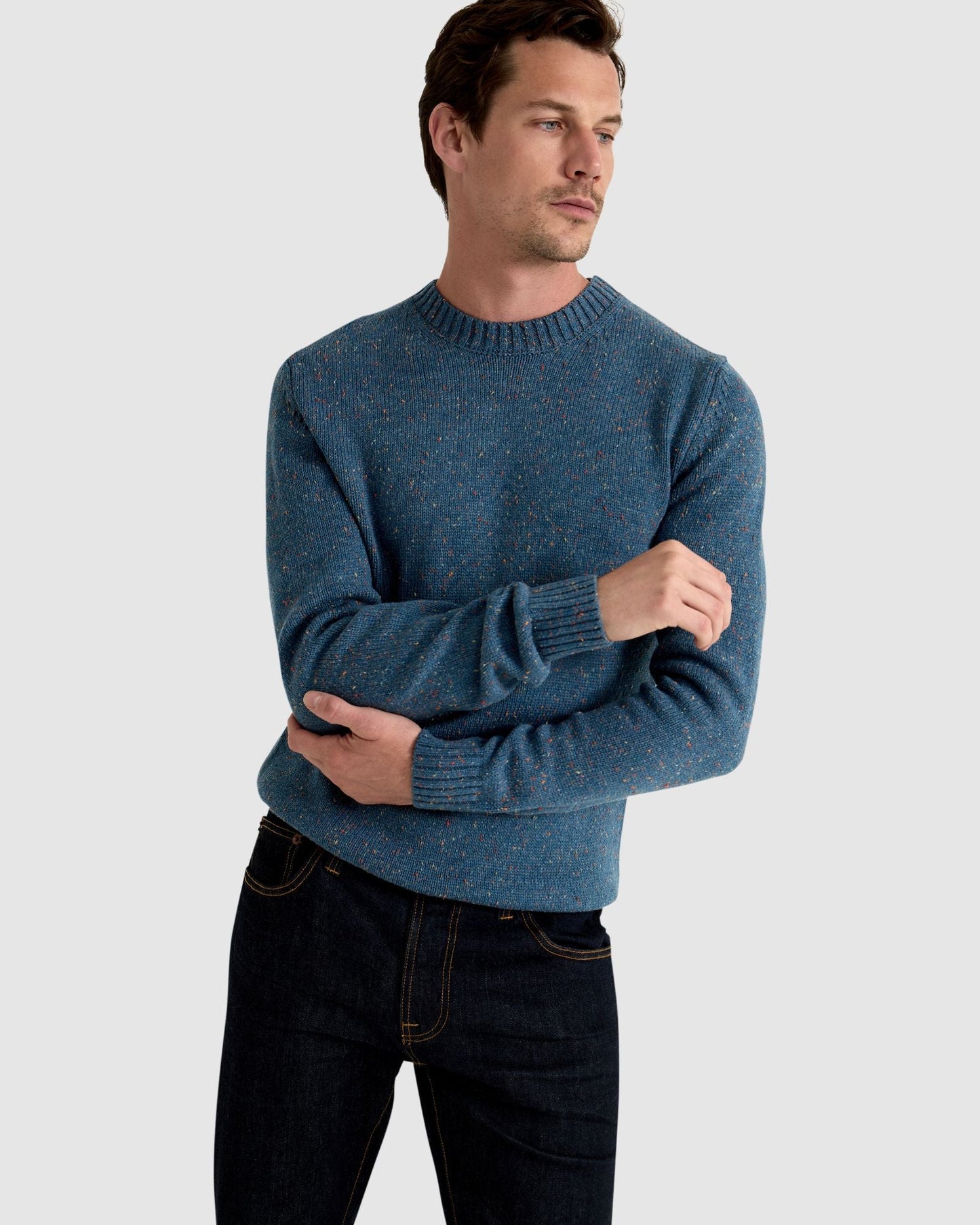 Bently Donegal Crew Neck Knit Top