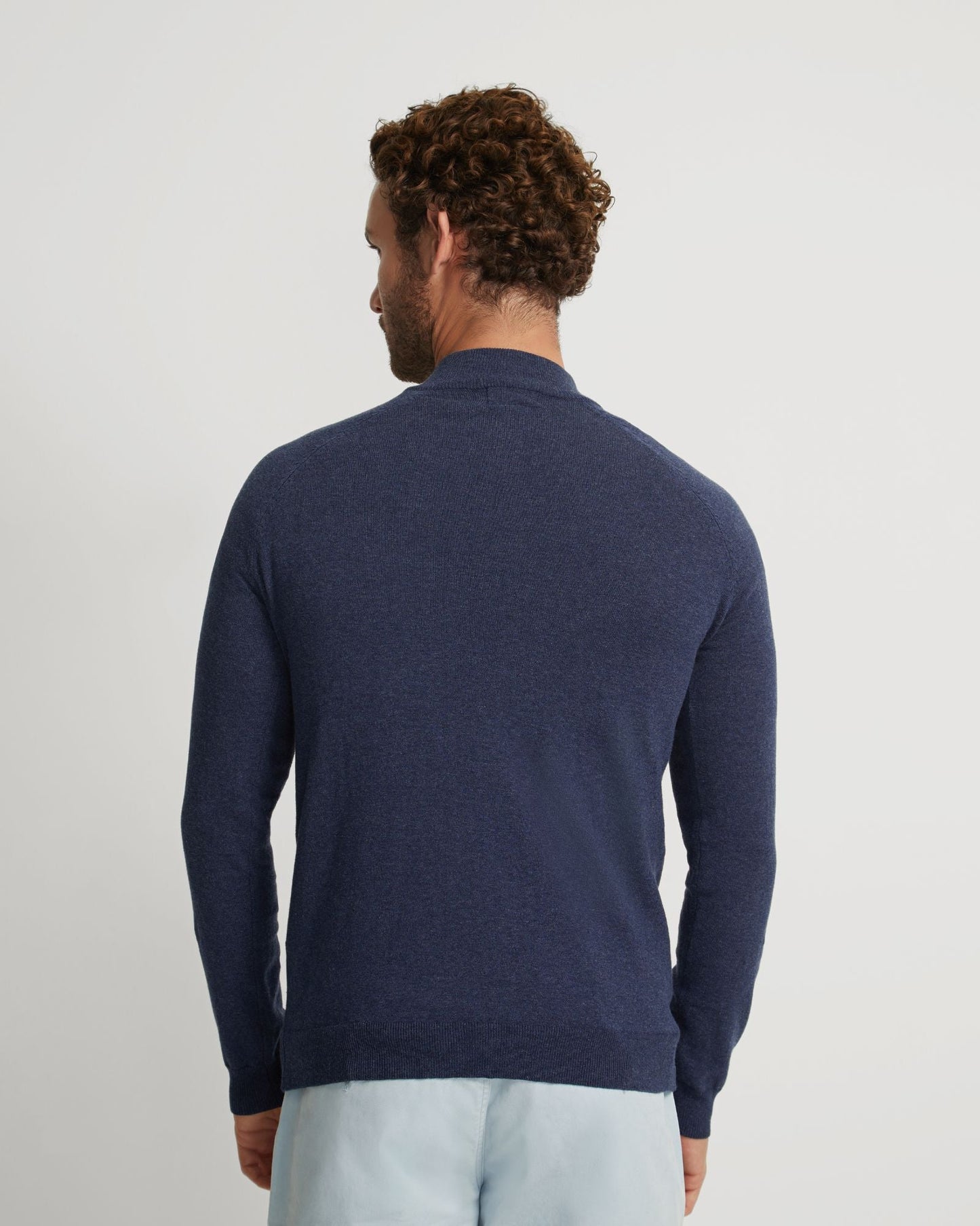 Perry Zip Collar Knit Top