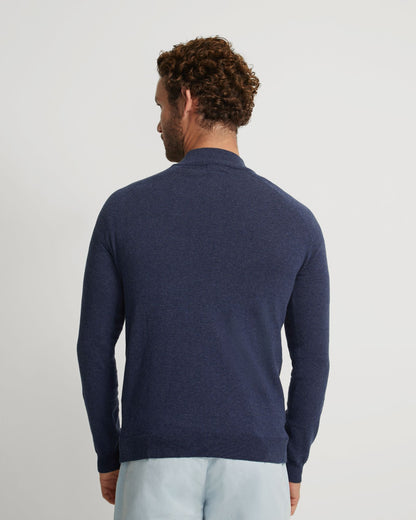 Perry Zip Collar Knit Top