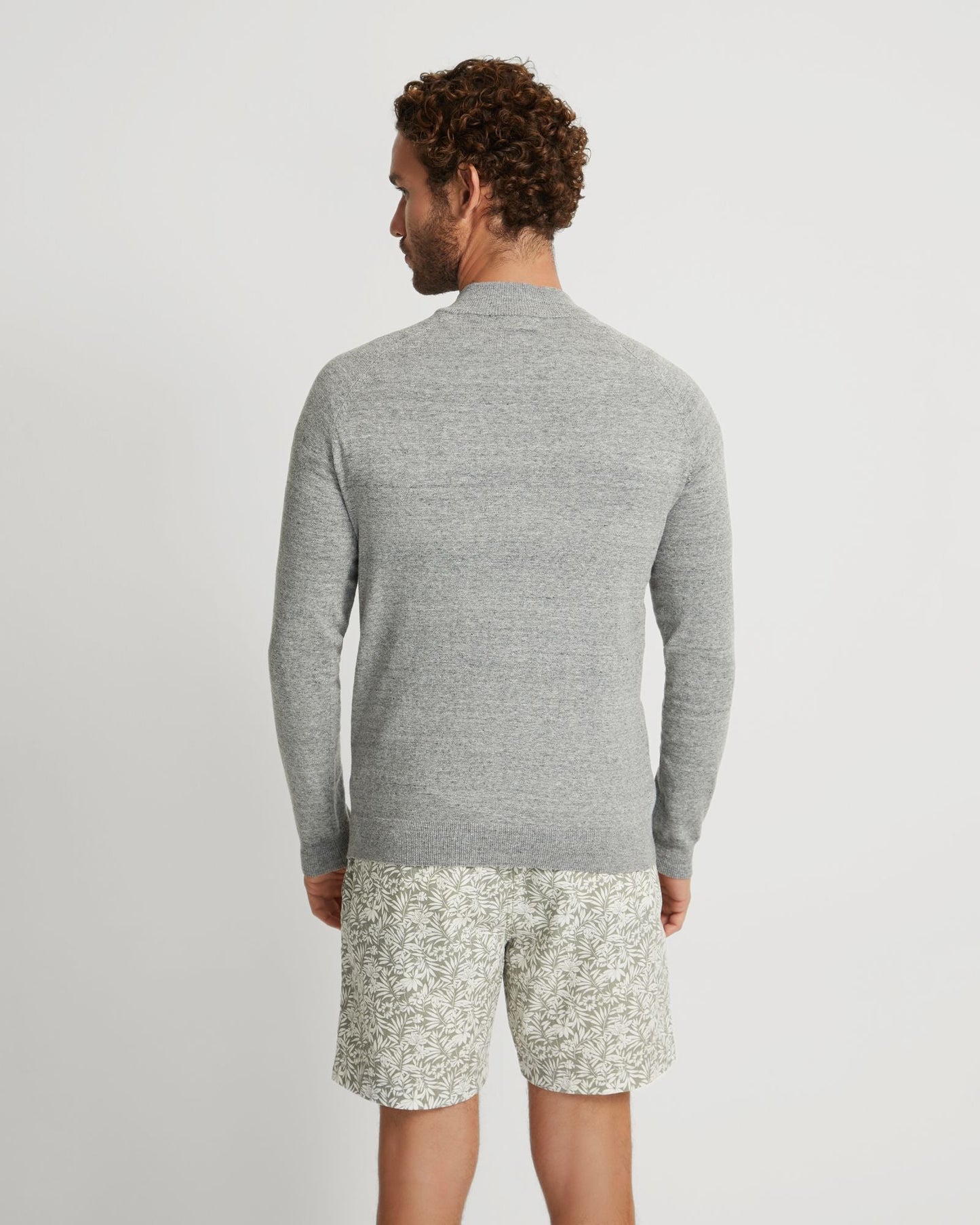 Perry Zip Collar Knit Top