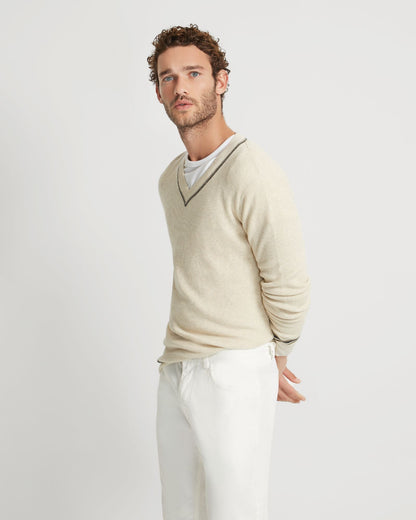 Bruno Cashmere Blend V-Neck Top