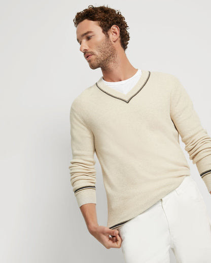 Bruno Cashmere Blend V-Neck Top