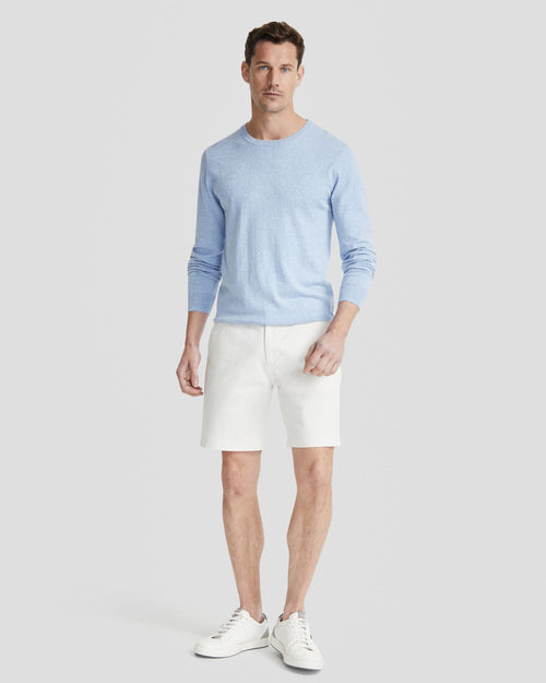 Basic Crew Neck Cashmere Blend Top