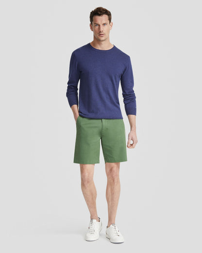 Basic Crew Neck Cashmere Blend Top