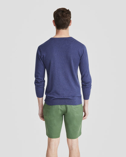 Basic Crew Neck Cashmere Blend Top