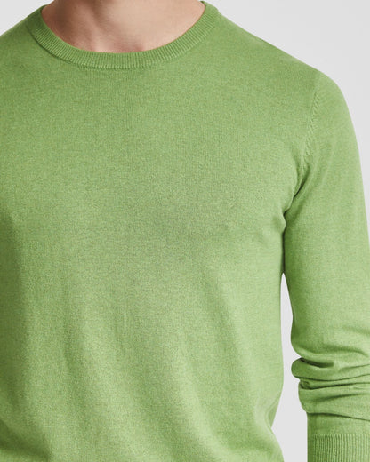 Basic Crew Neck Cashmere Blend Top
