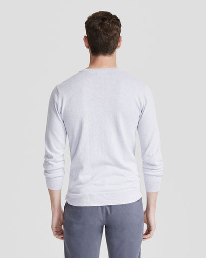 Basic Crew Neck Cashmere Blend Top