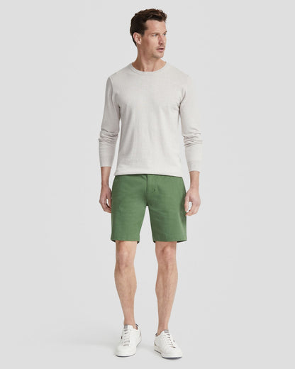 Basic Crew Neck Cashmere Blend Top