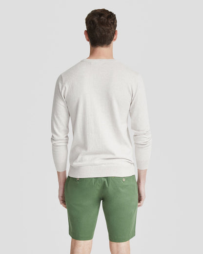 Basic Crew Neck Cashmere Blend Top