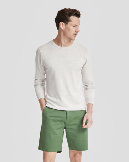 Basic Crew Neck Cashmere Blend Top