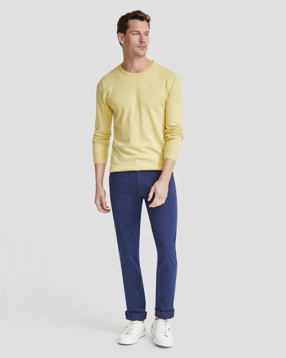 Basic Crew Neck Cashmere Blend Top