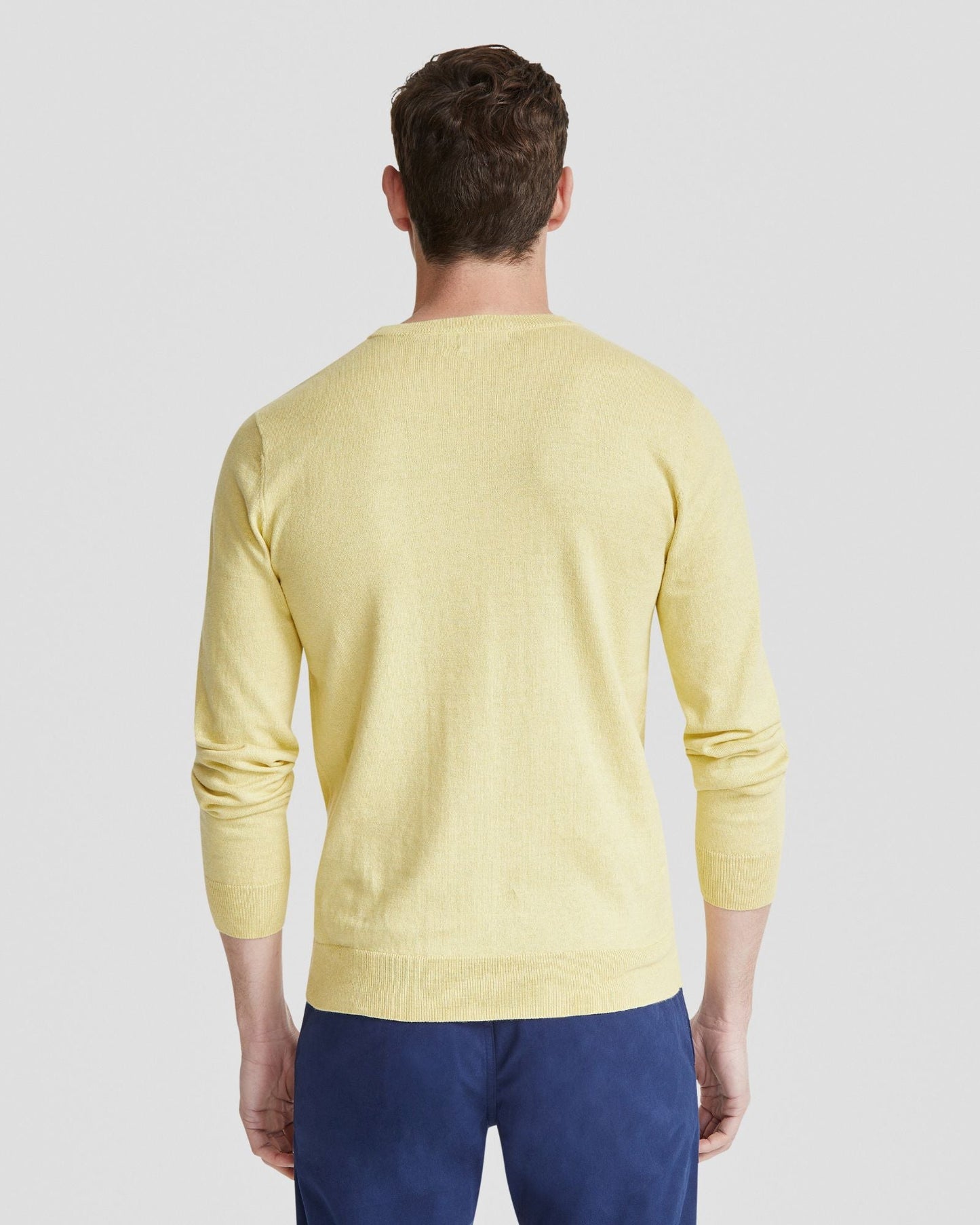 Basic Crew Neck Cashmere Blend Top