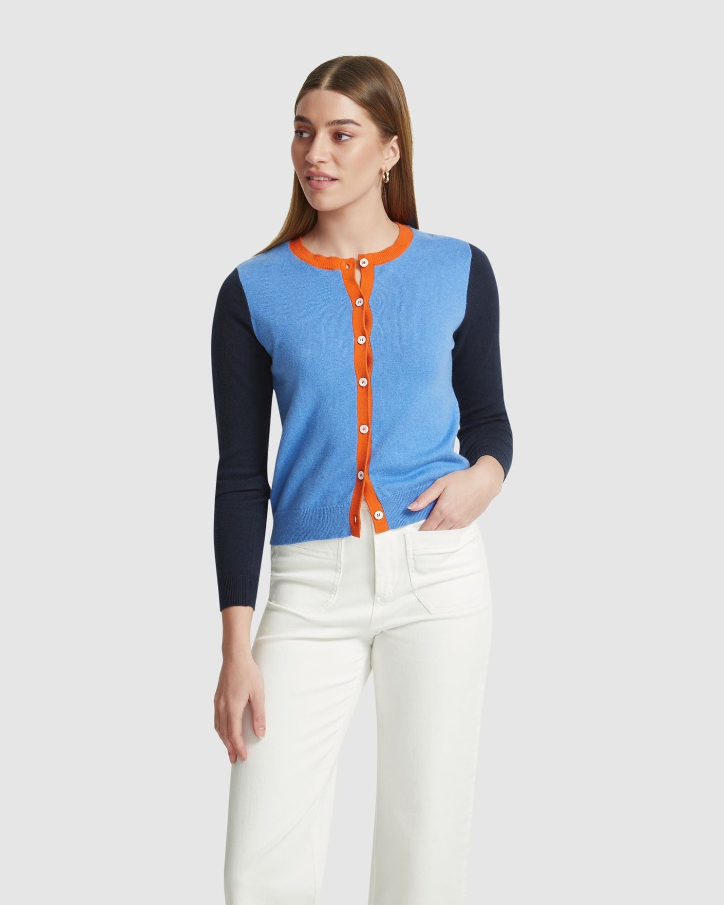 Helena Cashmere Blend Cardigan
