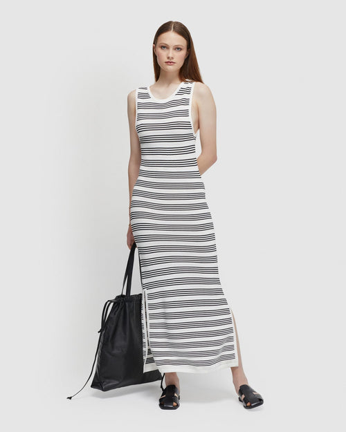 Jackie Stripe Knitted Dress