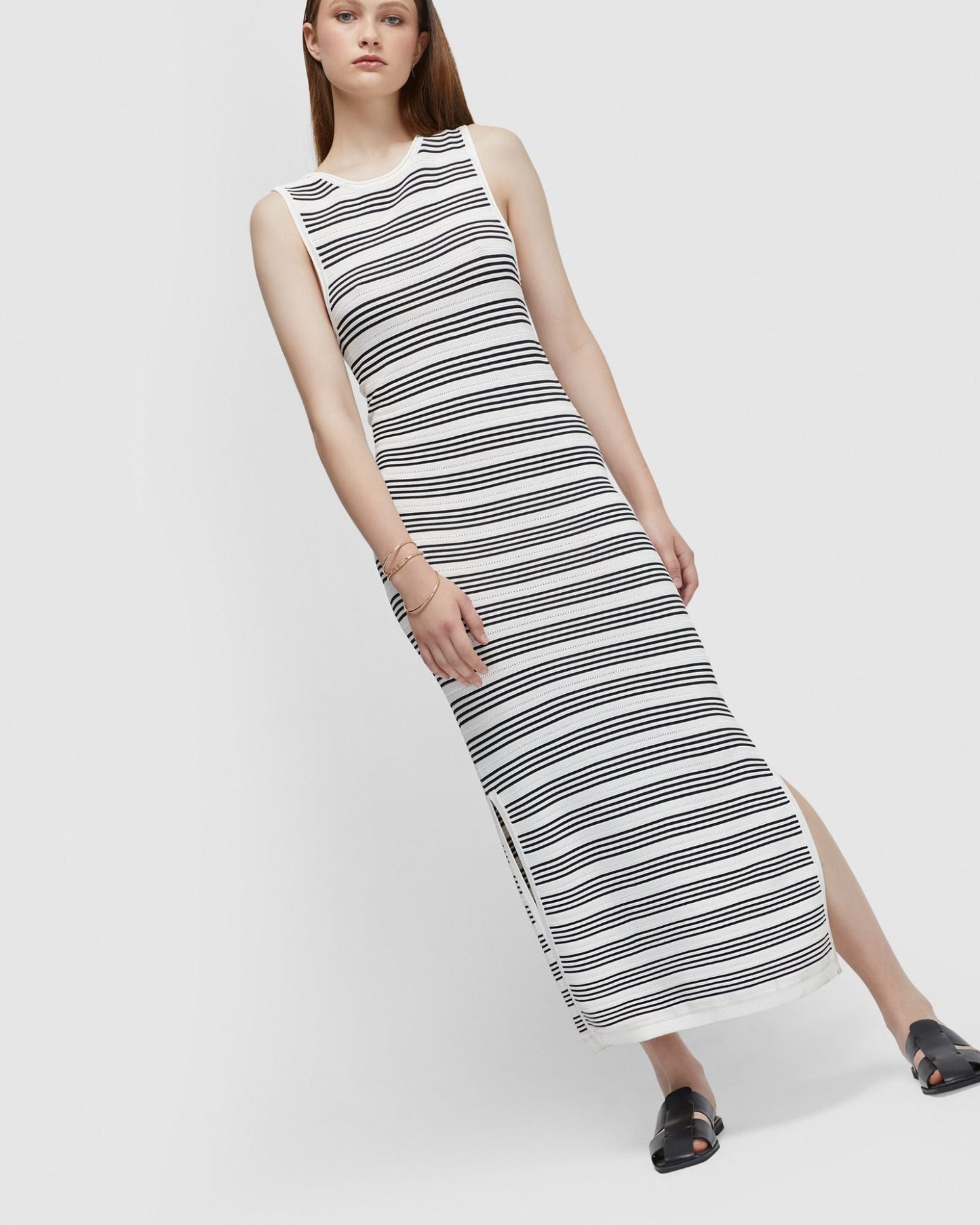 Jackie Stripe Knitted Dress