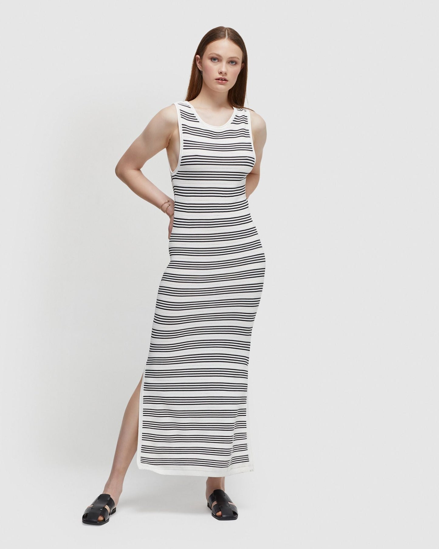 Jackie Stripe Knitted Dress