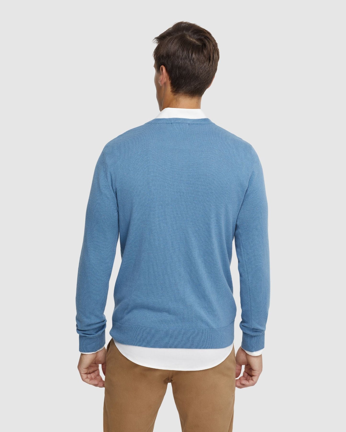 Crew Neck Cotton Cashmere Knit