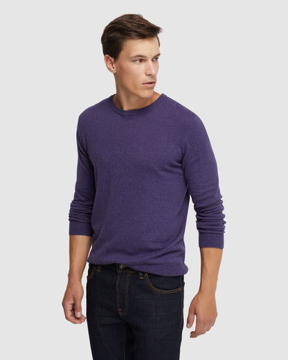 Crew Neck Cotton Cashmere Knit