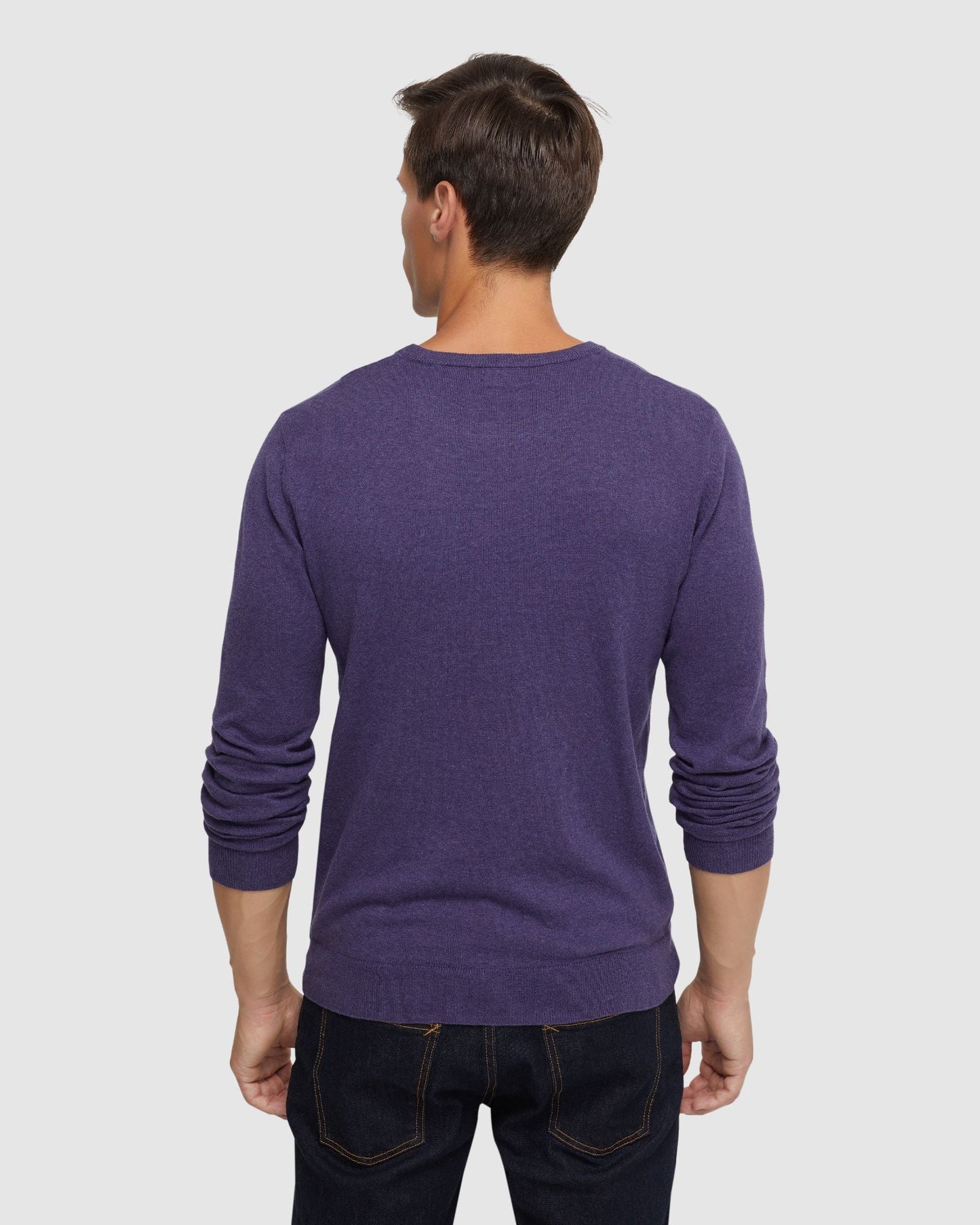 Crew Neck Cotton Cashmere Knit
