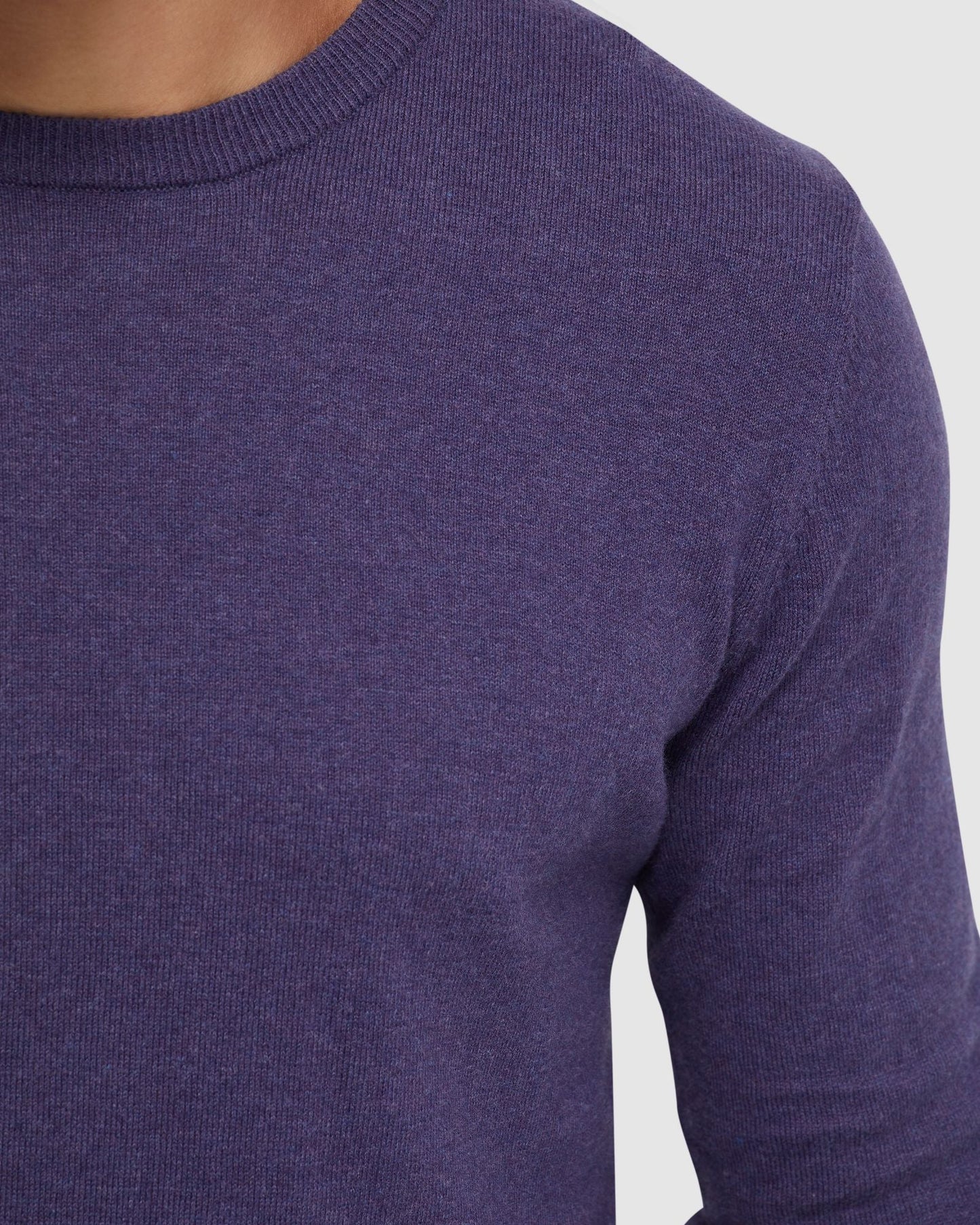Crew Neck Cotton Cashmere Knit