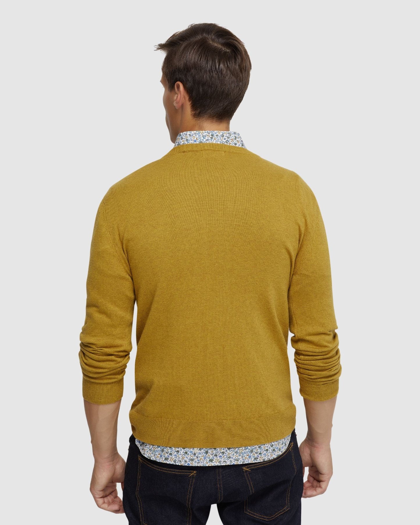 Crew Neck Cotton Cashmere Knit