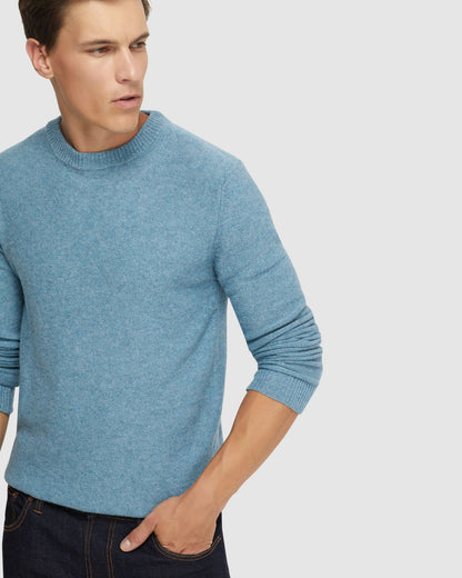 Leon Crew Neck Wool Rich Knit