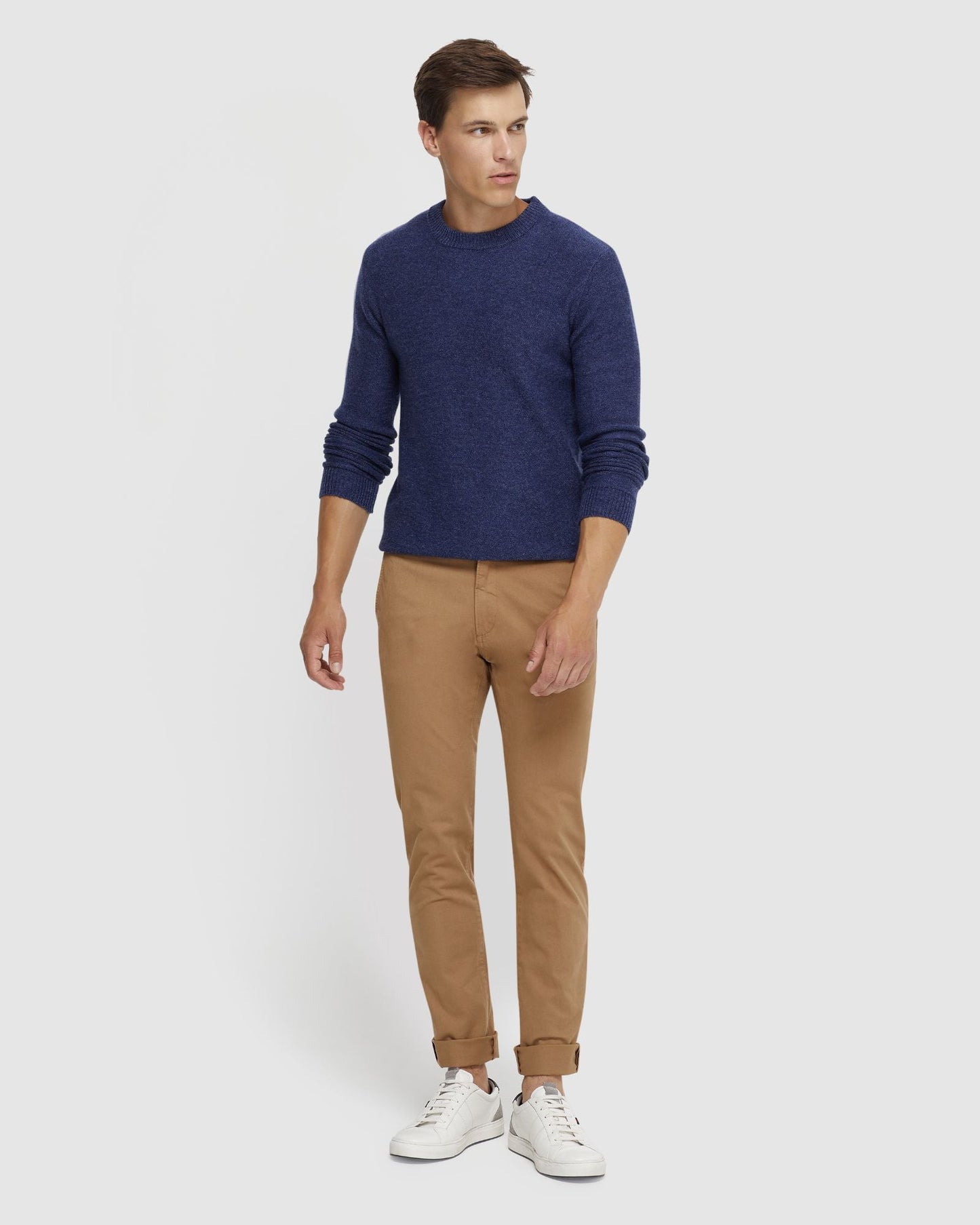 Leon Crew Neck Wool Rich Knit