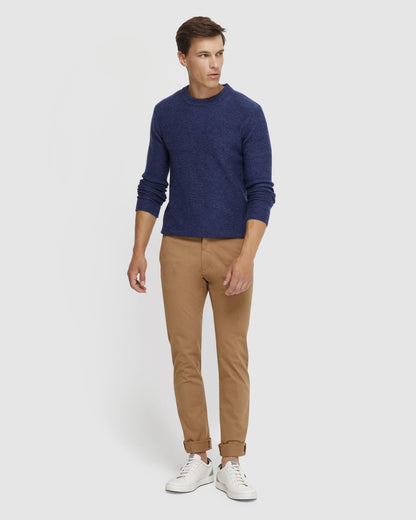 Leon Crew Neck Wool Rich Knit
