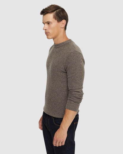 Leon Crew Neck Wool Rich Knit