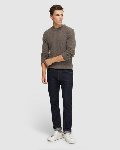 Leon Crew Neck Wool Rich Knit