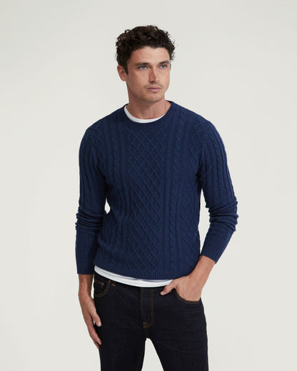 Bruno Wool Rich Cable Knit