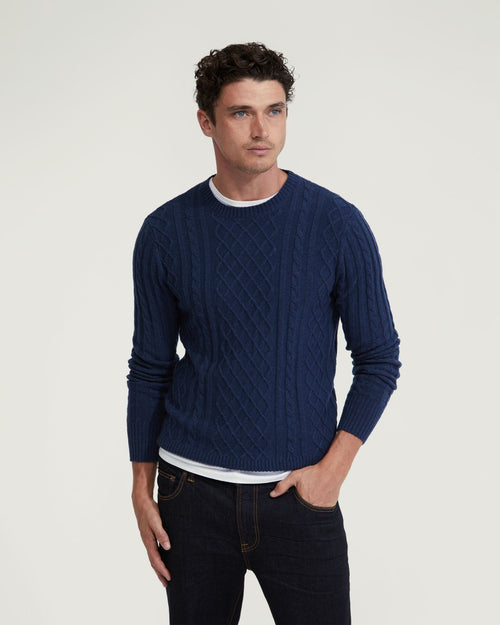 Bruno Wool Rich Cable Knit