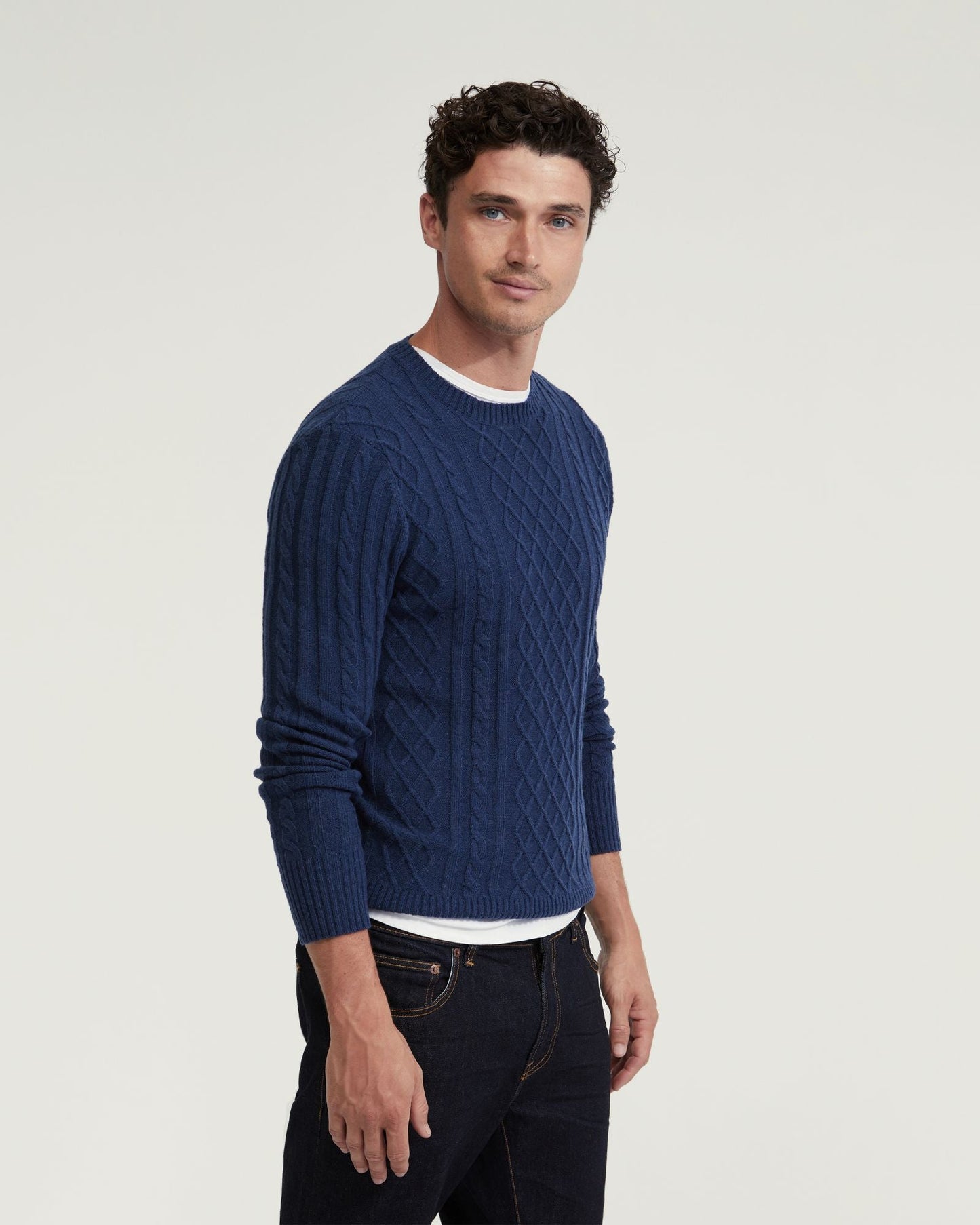 Bruno Wool Rich Cable Knit