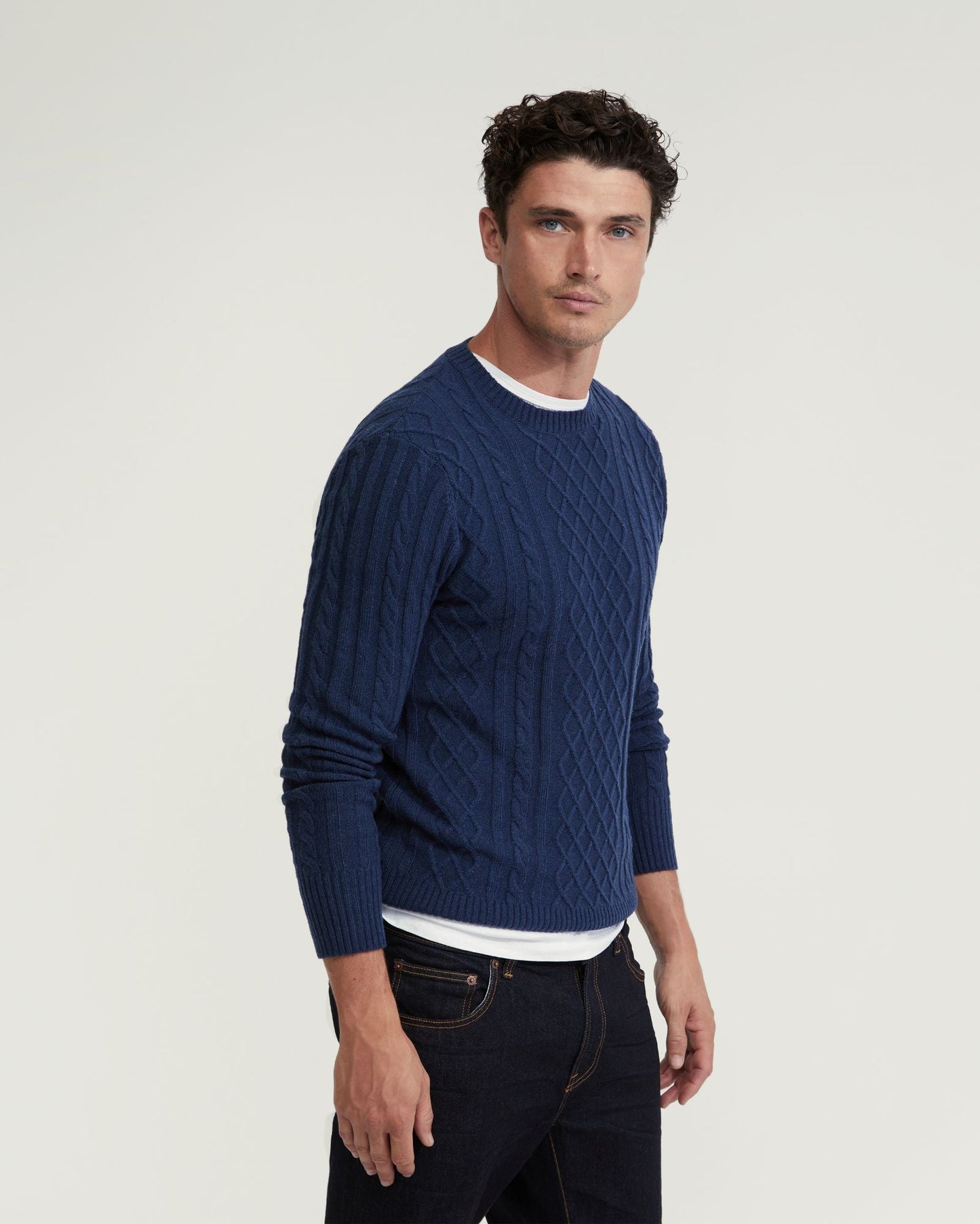 Bruno Wool Rich Cable Knit
