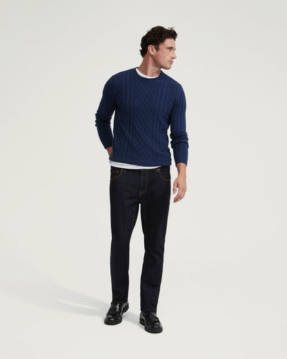 Bruno Wool Rich Cable Knit