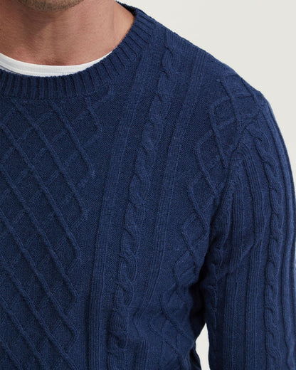 Bruno Wool Rich Cable Knit