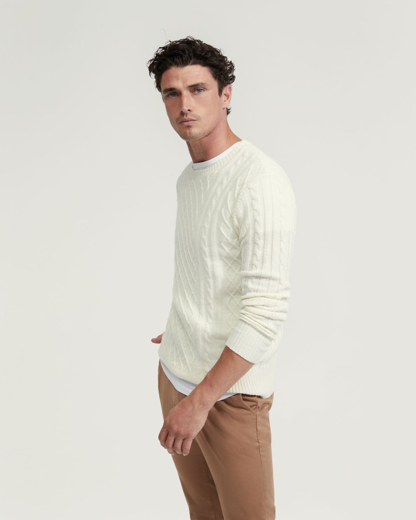 Bruno Wool Rich Cable Knit