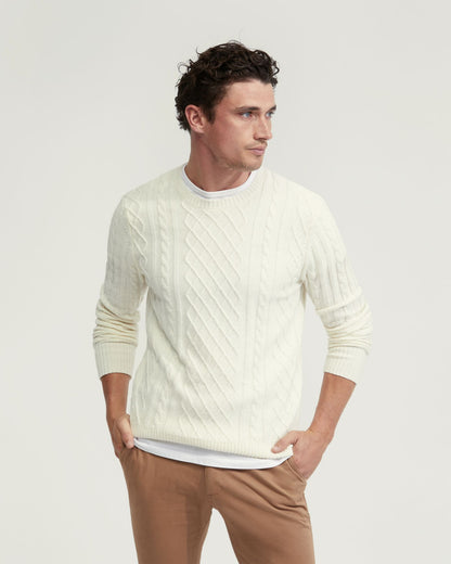 Bruno Wool Rich Cable Knit