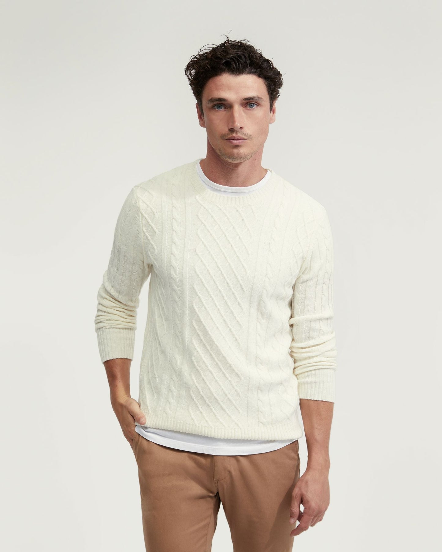 Bruno Wool Rich Cable Knit