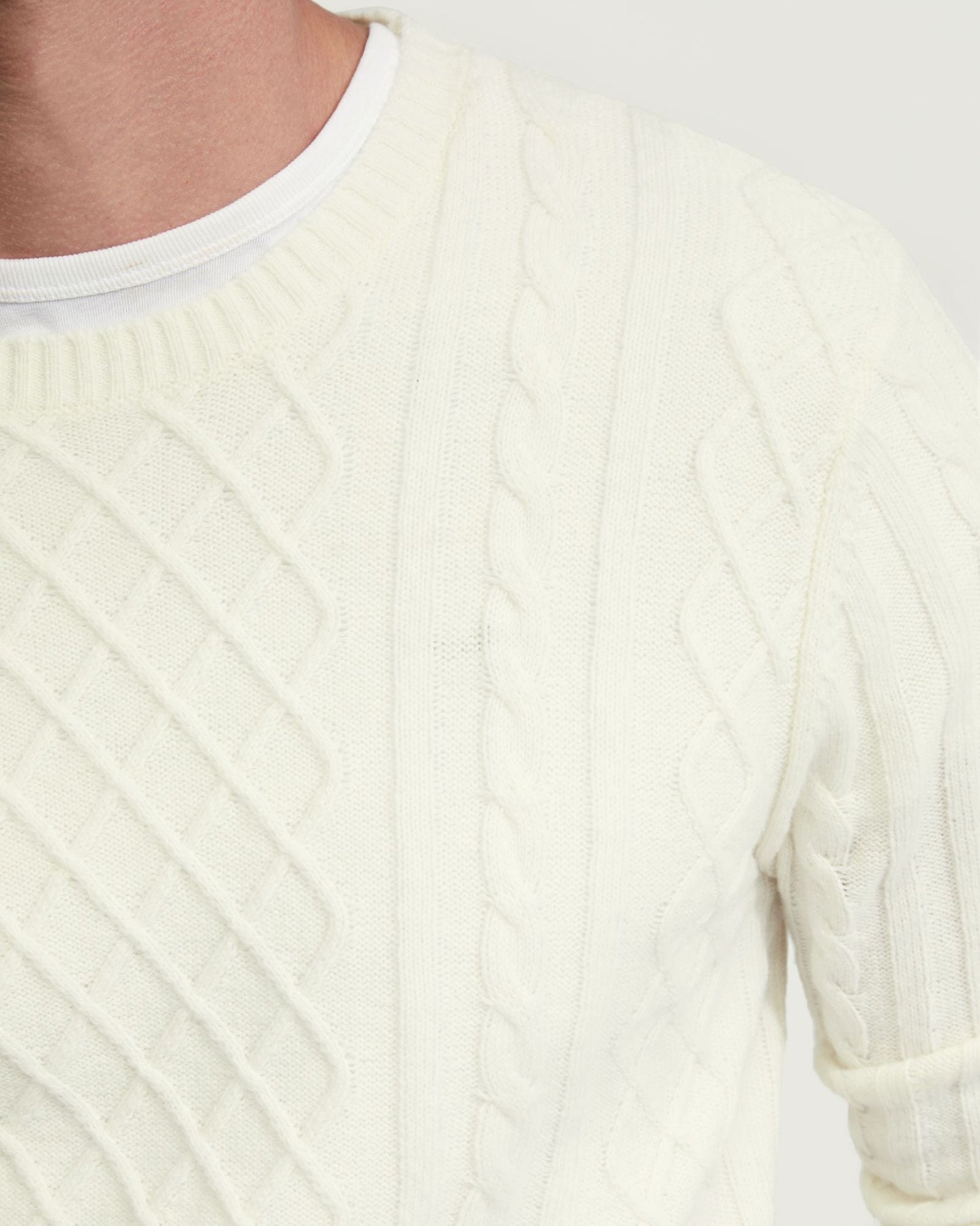 Bruno Wool Rich Cable Knit