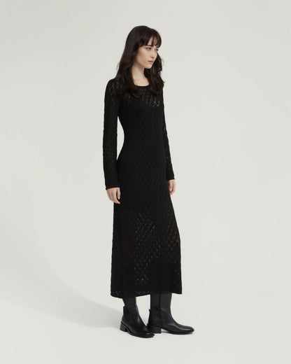 Aime Pointelle Dress With Slip