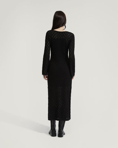 Aime Pointelle Dress With Slip