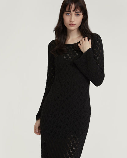 Aime Pointelle Dress With Slip