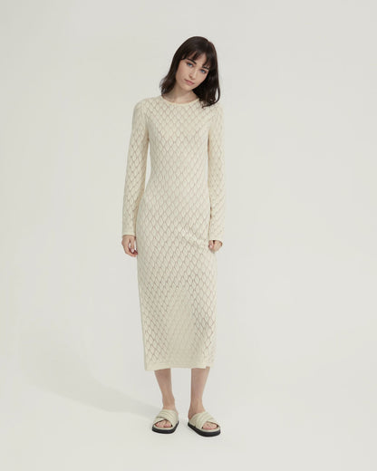 Aime Pointelle Dress With Slip