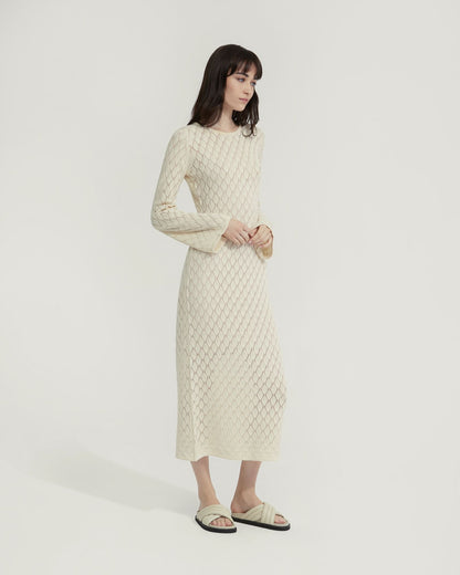 Aime Pointelle Dress With Slip